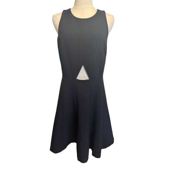 Club Monaco 8 Black Sleeveless Cutout Dress - Picture 1 of 16